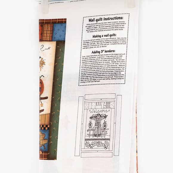 ‘Pumpkin Hollow’ Wall Quilt Panel VIP Fabrics - Picture 3 of 7